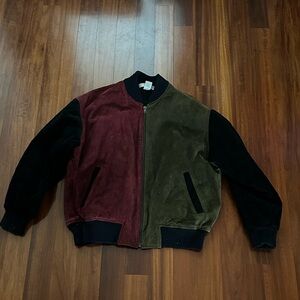 The‎ Limited Suede Bomber Jacket - Black, Red, Olive